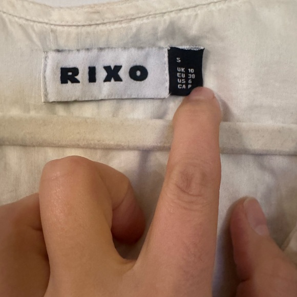 RIXO Cream Lace Detail Blouse - Picture 3 of 7